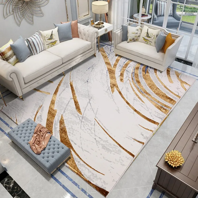 高端客厅现代简约轻奢地毯加厚北欧风家用房间衣帽间卧室床边地毯