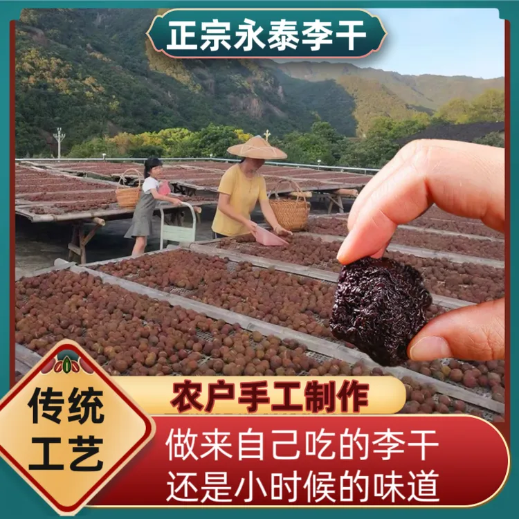 【木亶阿姨】原味无蔗糖李干咸味芙蓉李干记忆中的味道永泰特产零食