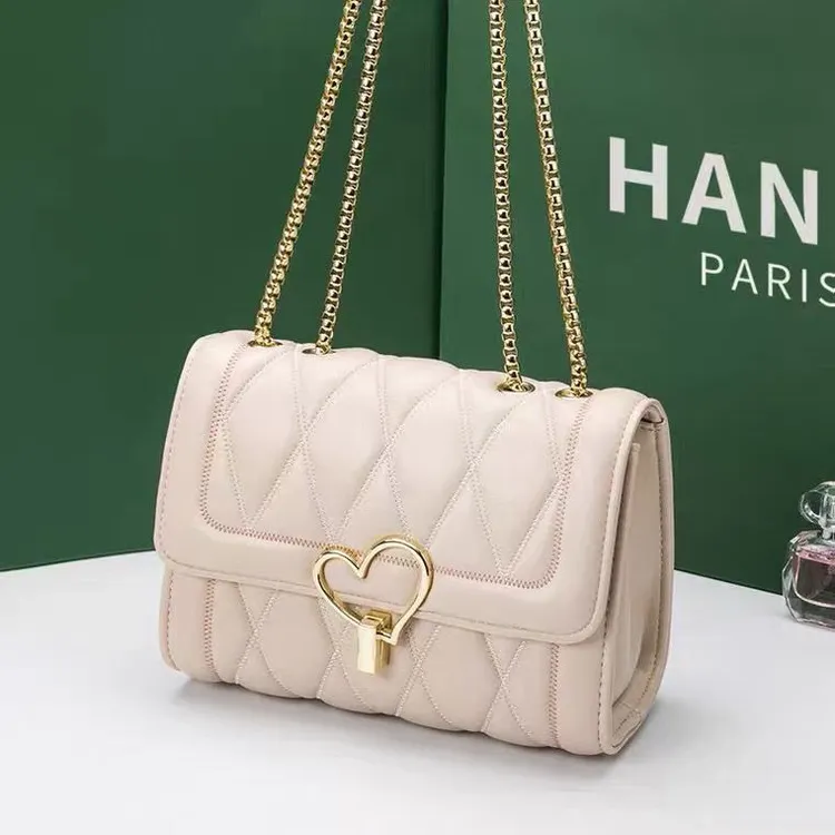 包包新款爆款百搭单肩包小香风菱格链条包女学生斜挎包