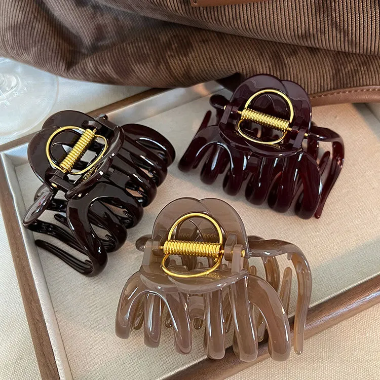 巨能抓~南瓜抓夹大号发量大鲨鱼夹2024新款高级感冬发夹女后脑勺