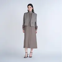 浒城古娘绵羊毛国风高定精致刺绣短款气质星洛西服外套GDD71556