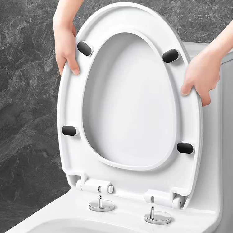 马桶盖子家用通用坐便盖配件通用厕所板加厚坐垫圈老式子母坐便器