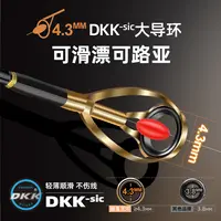 哈斯达品质巅覆路滑竿大导环专用滑漂竿