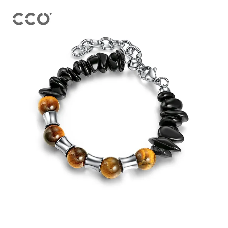 Cirocco 钛钢仿水晶手链 荆棘之眼01手链男生潮手串百搭串珠手饰