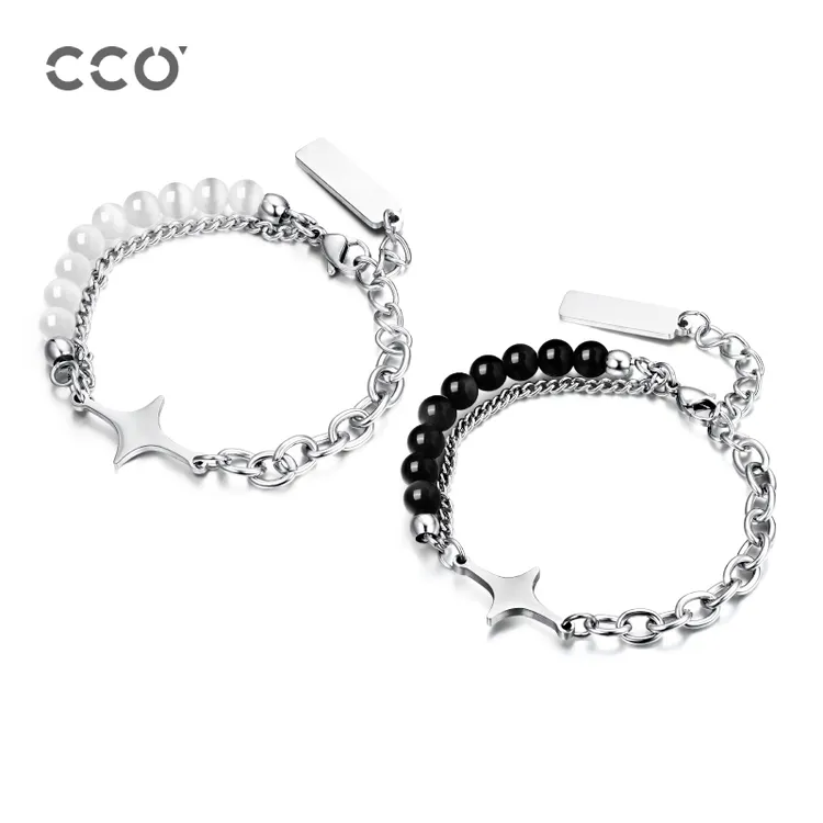 Cirocco 钛钢手链 浪漫博弈04手链一对情侣款纪念日送男友礼物
