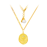 S925银玫瑰物语项链