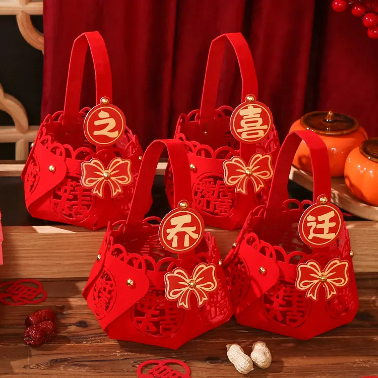 乔迁之喜手提篮装饰新居礼物搬新家颜色入伙客厅仪式布置用品摆件商品图