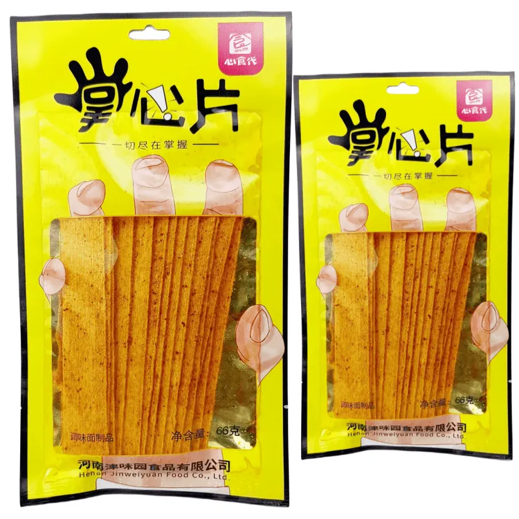 掌心片辣条辣片网红干辣片调味面制品净含量薄片加量干辣条营养