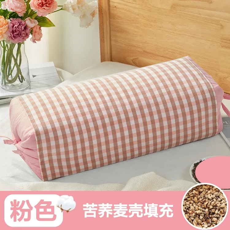 荞麦皮枕头家用成人全荞麦壳枕芯颈椎牵引枕高枕头家用枕套花草枕