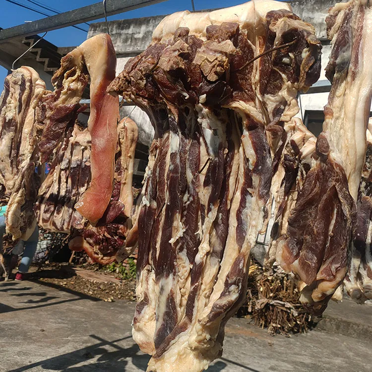 安徽安庆特产农家腌制腊肉腊鱼自然风干腊味腊货3斤包邮