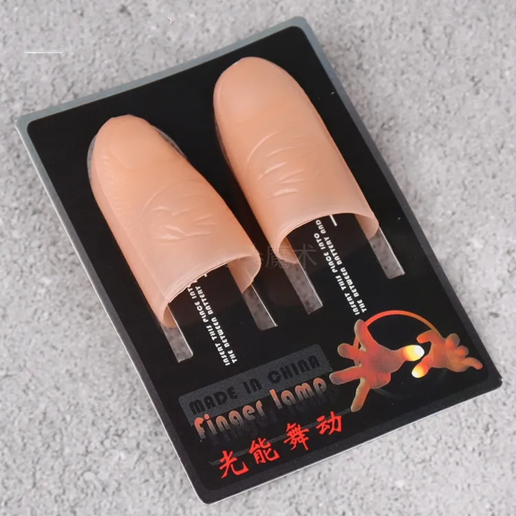 【高品质超亮手指灯 荧光流彩    光能舞动 魔术道具 】