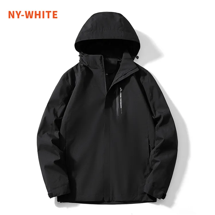 NY-WHITE休闲男士外套防风防水时尚百搭户外春秋冲锋衣