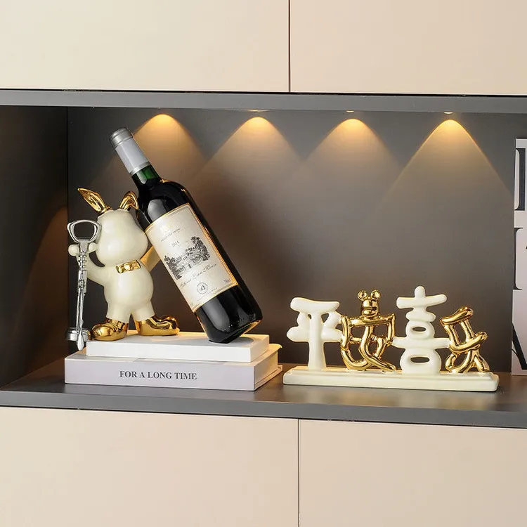 现代平安喜乐摆件家居饰品客厅电视柜酒柜玄关工艺品乔迁之喜礼物