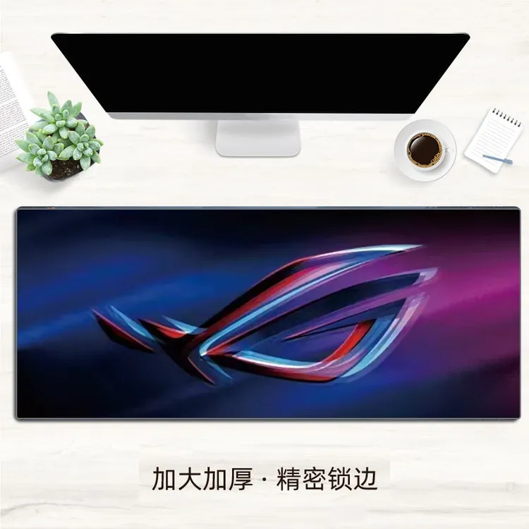 桌面大鼠标垫大号 精密加大电脑用加厚锁边pvc创意电竞游戏鼠标垫