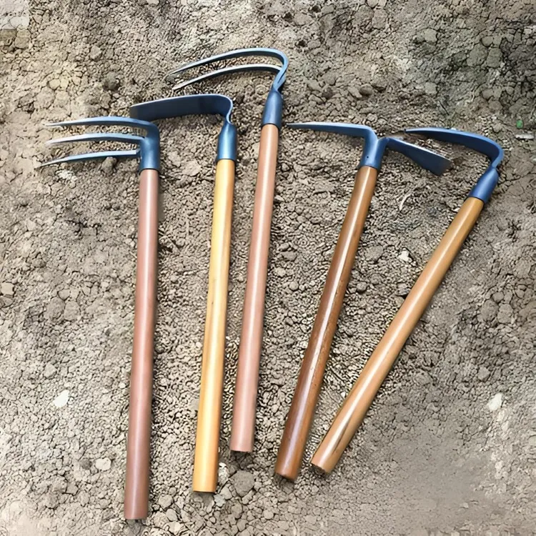 种菜锄头挖笋锄草农具挖土挖地除草家用农用耙子小型两用镐头D319