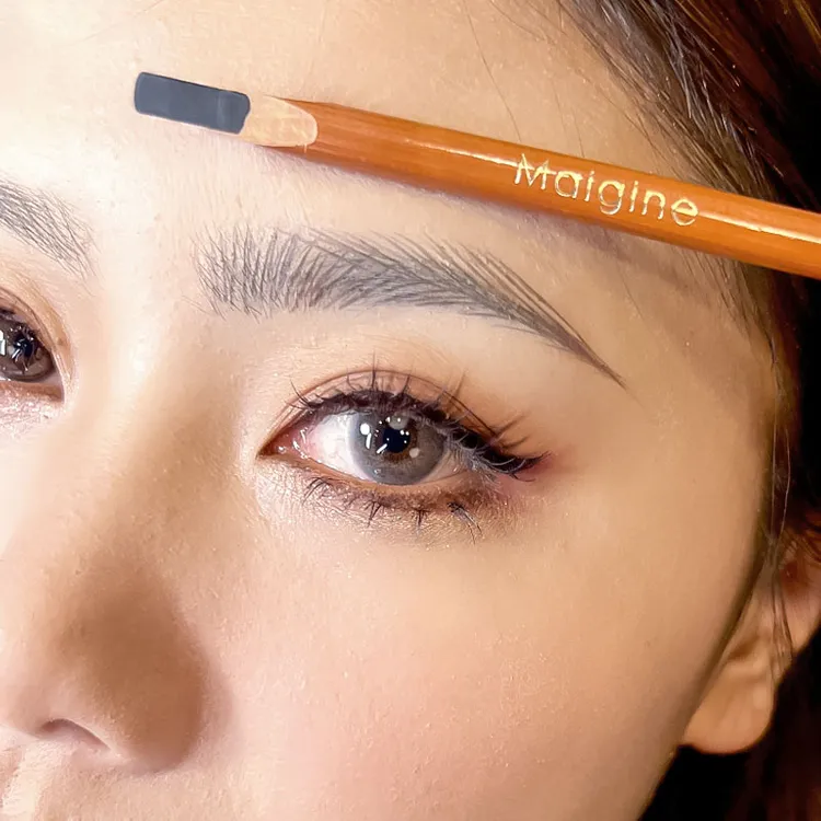 【达人专属】Maigine化妆专用硬芯持久仿真线条根根分明眉笔野生眉