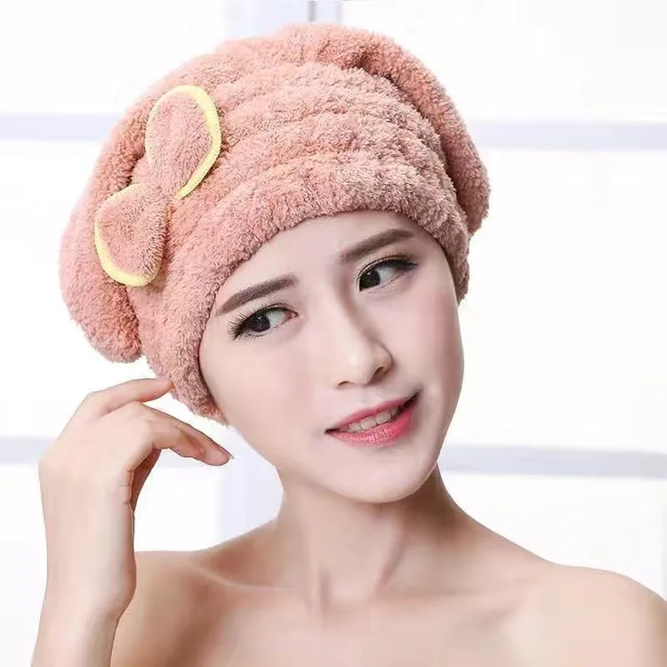 干发帽女超强吸水长发干发巾速干包头巾加厚可爱擦头发毛巾浴帽