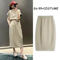 小九推荐浓意蜜意 早秋季新款松紧腰灯笼裙-K6877