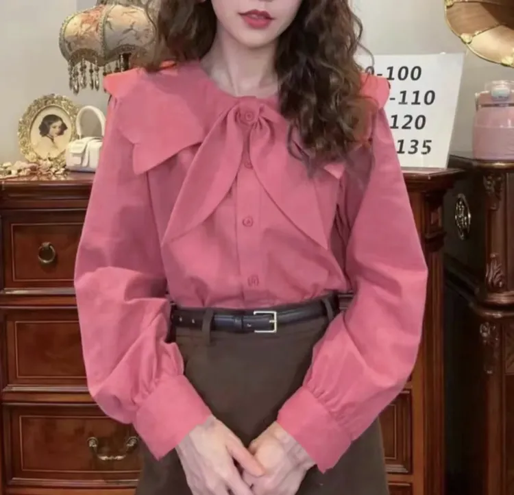 z新款6615港风休闲小众洋气质时尚设计感显瘦衬衫上衣