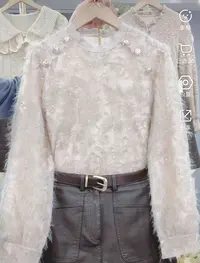 新款4551轻奢百搭洋气复古气质显瘦时尚休闲衬衫上衣