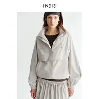INSIS FEMME运动户外防水防晒新款连帽透气休闲外套FN24313902