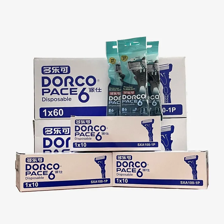 DORCO/多乐可DORCO原装家用防滑六层刀片酒店刮胡刀随身便携护理