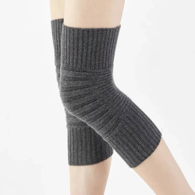100纯羊绒加厚弯版护膝保护套保暖男女护膝护腿老寒腿内蒙古产