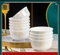 风华似玉4.5英寸金钟碗10个【送10个纯白小勺】到手20件