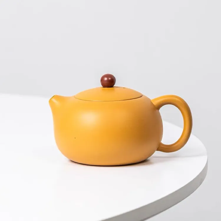 黄金段泥凤鸣西施壶手工泡茶壶家用紫砂壶茶具大师茶器精美高端