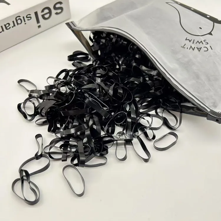 高弹力一次性1000根不伤发成人女童无痕加厚皮筋