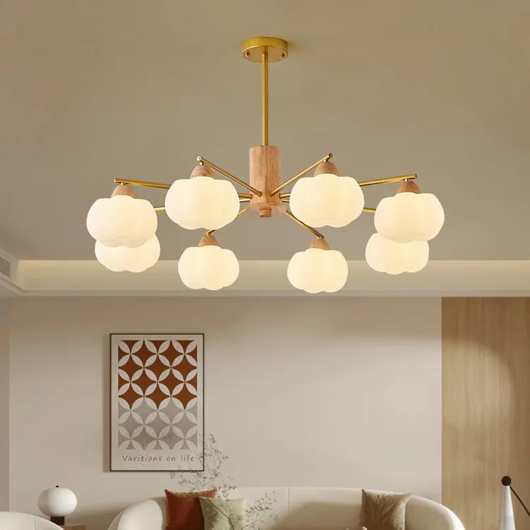 【楠木】奶油风客厅吊灯北欧全光谱简约大气餐厅吊灯温馨2025新款