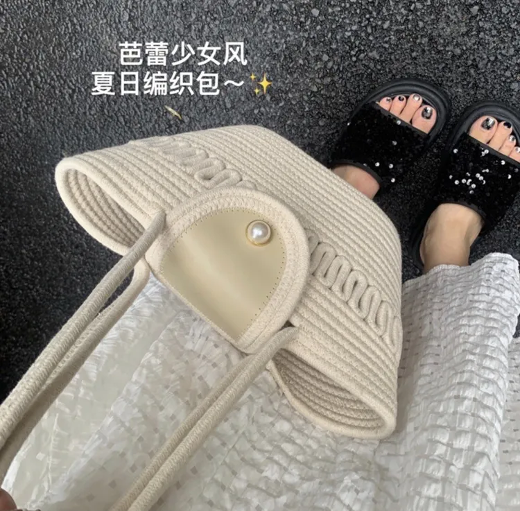【原版 请勿盗图】夏日镂空编织包度假包女士单肩包