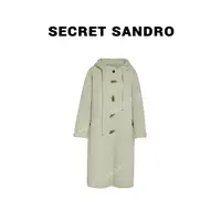 【果绿大衣】【多娜&Secret Sandro粉丝专享】毛呢外套 V84200203R