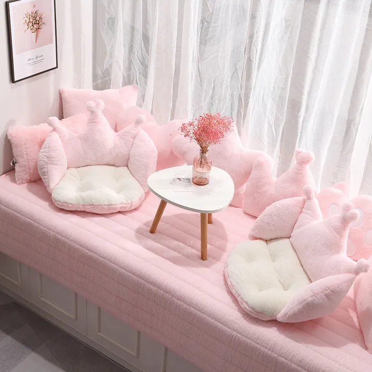 飘窗垫窗台垫四季通用型卧室阳台加厚毛绒简约防滑榻榻米垫子