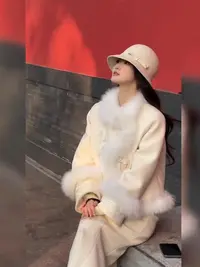 新中式国风羽绒服外套冬装搭配一整套女装2024冬季流行网红套装裙