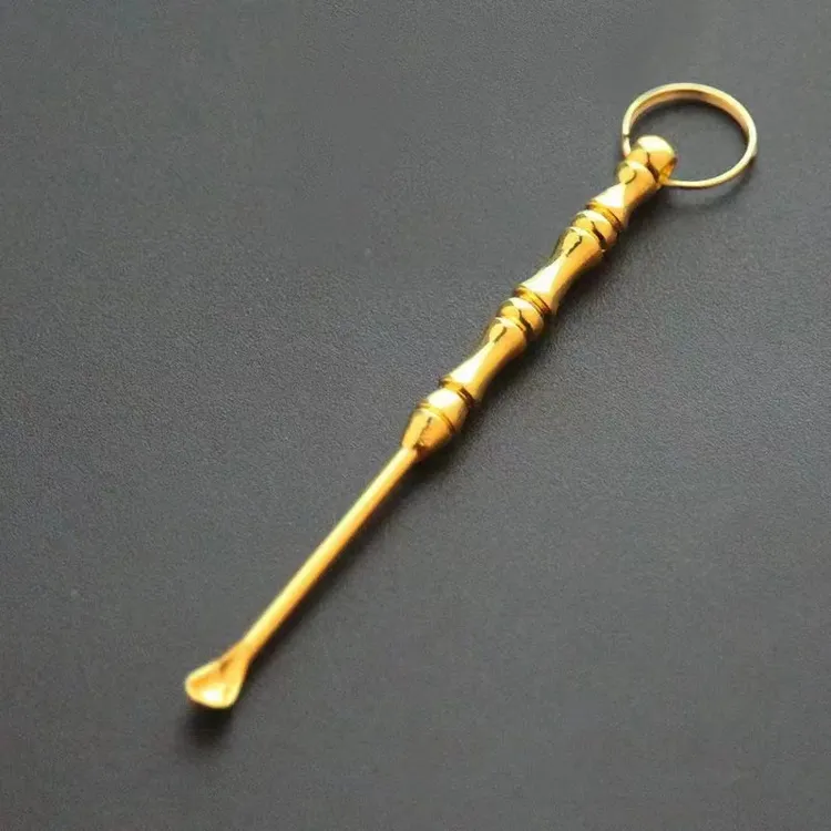 精品金色耳勺牙签耳勺复古手工老式老式家用耳扒掏耳勺传统掏耳朵