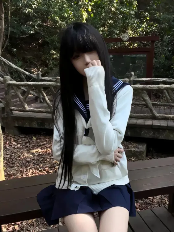 【纯棉毛衣开衫】麻薯原创JK制服日系校供长袖上衣学院风开衫外套女