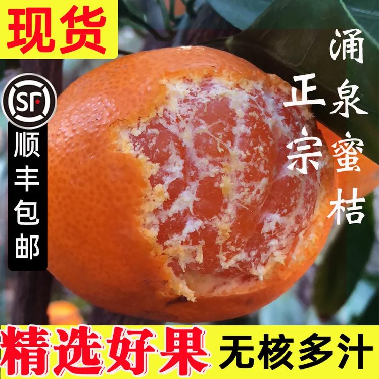 临海涌泉蜜桔早熟蜜橘5斤当季新鲜桔子非黄岩水果10斤无核橘子