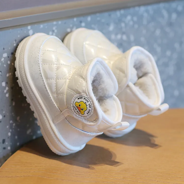 【新粉专属】儿童雪地靴男童加厚加绒外穿女童宝宝防滑韩版公主靴子