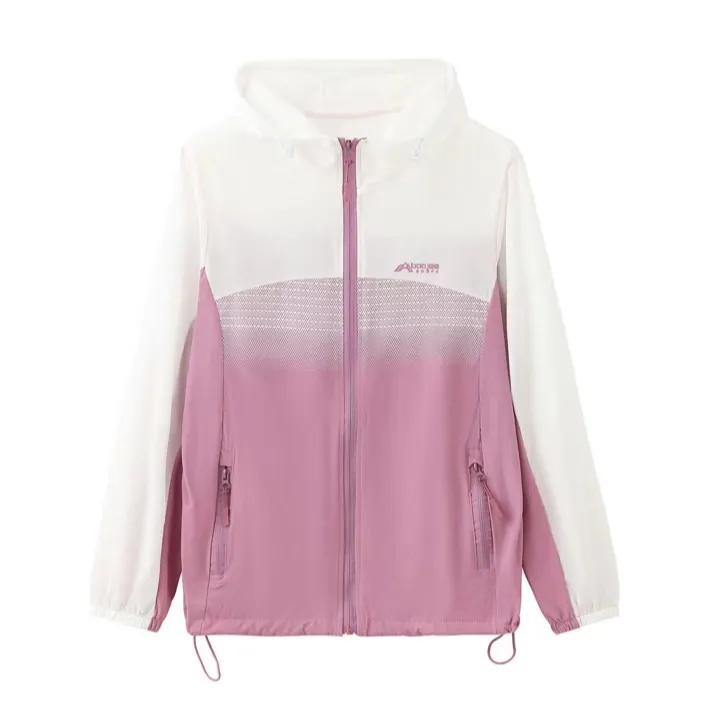 珺7266款女士时尚休闲连帽四面弹防晒衣