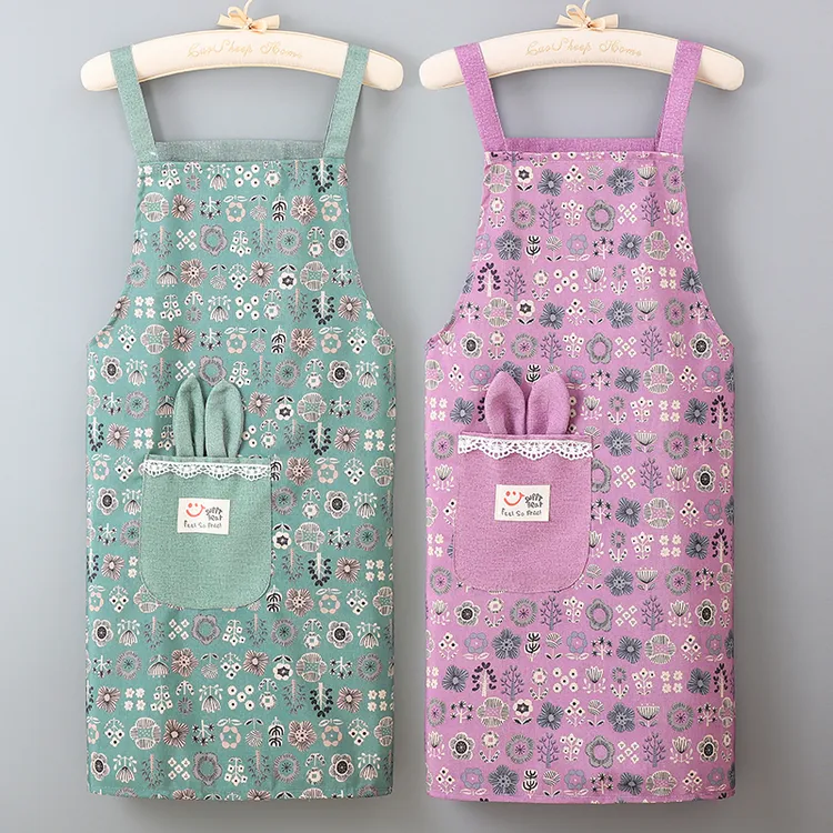 围裙洋气时尚可爱透气工作服成人家用