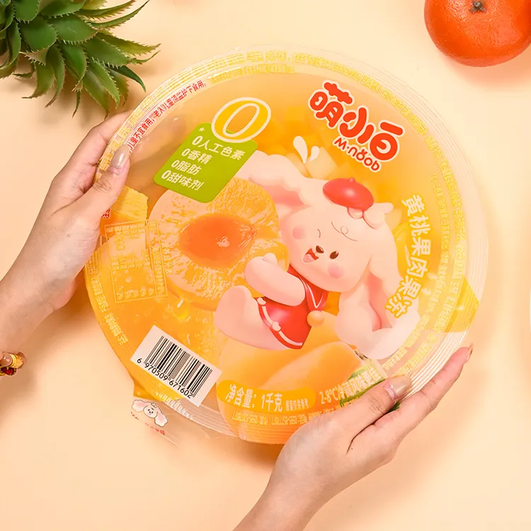 萌小白1000g大果冻1千克网红零食小午茶点心