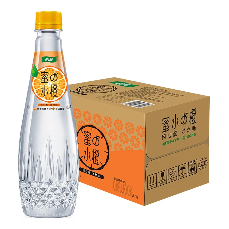 怡宝 蜜水橙水果饮料 480ml*15瓶整箱装