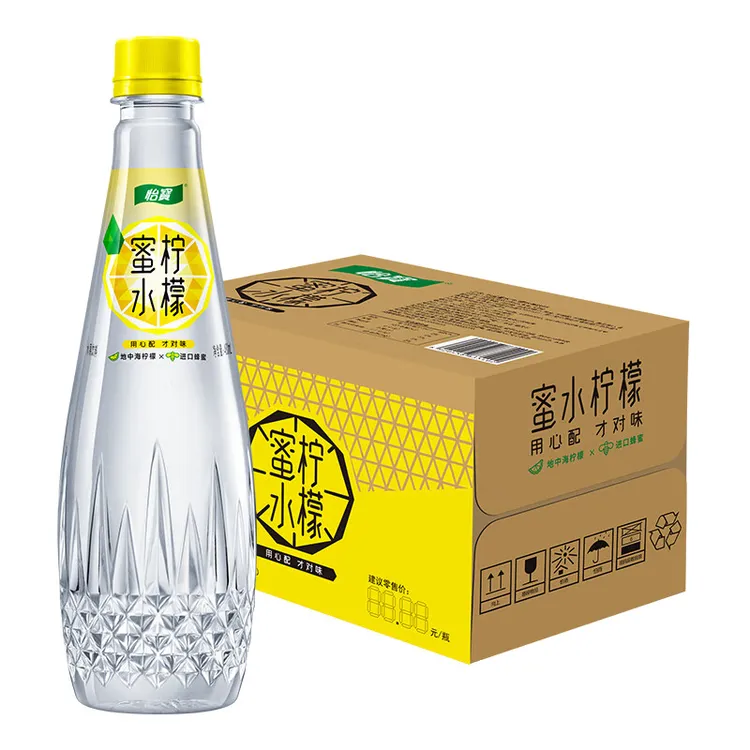 怡宝 蜜水柠檬水果饮料 480ml*15瓶整箱装