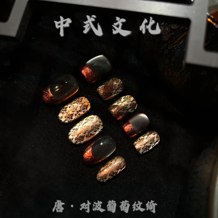 非遗系@【唐人街】寇丝妮 纯手工穿戴式美甲