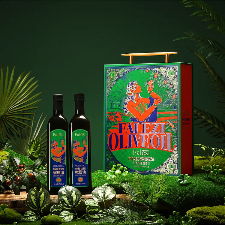 Falezi/法乐兹初榨橄榄油礼盒装高端食用油节日送客户员工福利