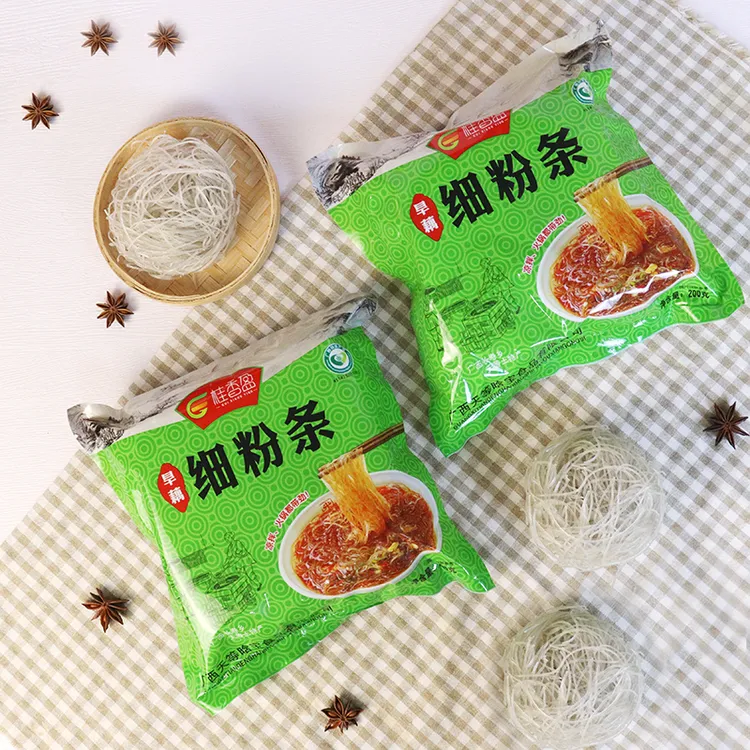 桂香盈 旱藕细粉丝酸辣粉丝家庭装制作美味好吃干捞粉200g/包