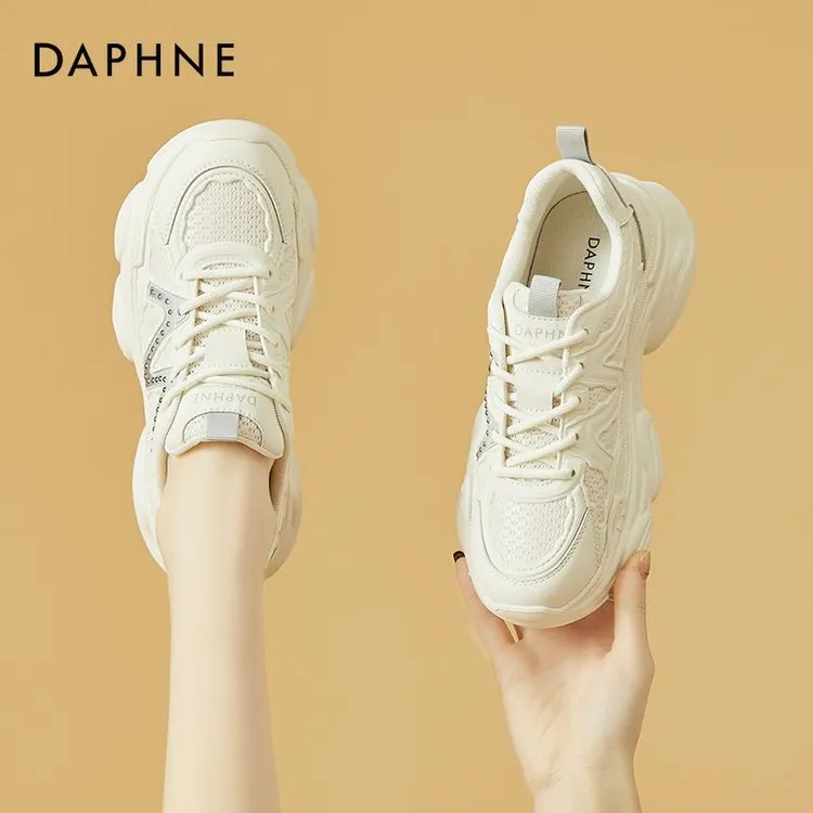 达芙妮品牌女鞋厚底网红老爹鞋女百搭夏季新款女士休闲旅游运动鞋