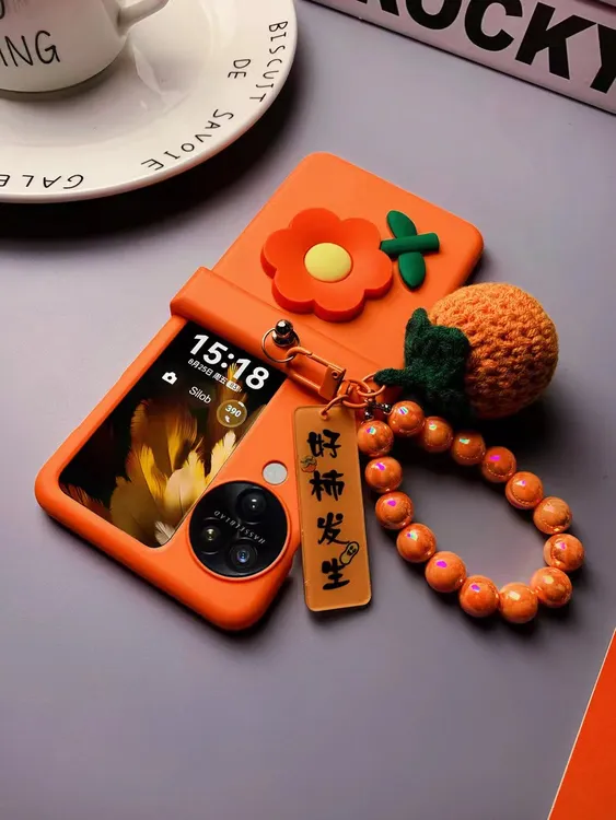 好柿发生挂件适用OPPO Find N3flip折叠屏手机壳n2flip全包铰链硬