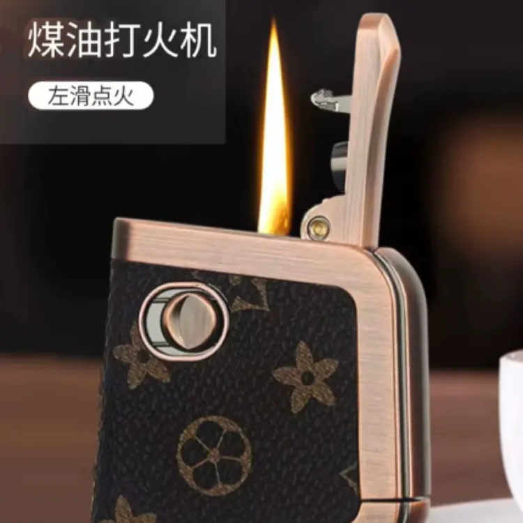 百诚霞光弹射煤油打火机